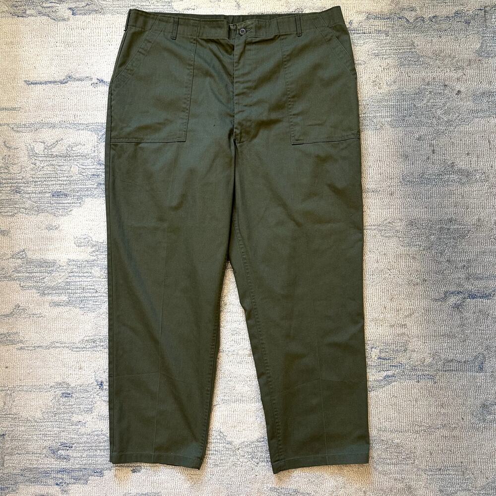 True Vintage 1977 Trousers US Army OG-507 Green Vtg 44x31